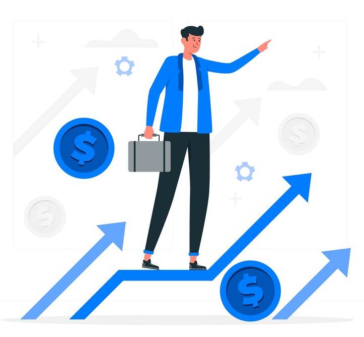 Business growth concept illustration